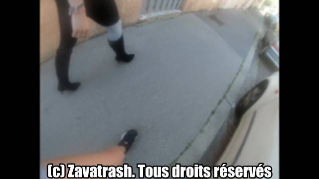GAME SLUT | Ma copine se fait baiser comme une pute dans un Garage.