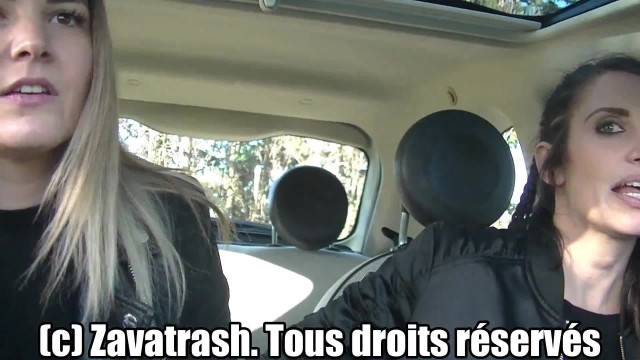 Ava Moore et Glory Zavatrash suce un inconnu en extérieur. Elles veulent du sperme !