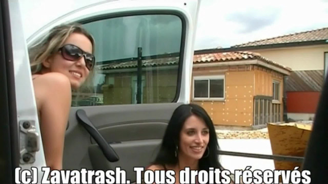 REALITY PORN | La grande vadrouille, deux libertines françaises sucent un motard !